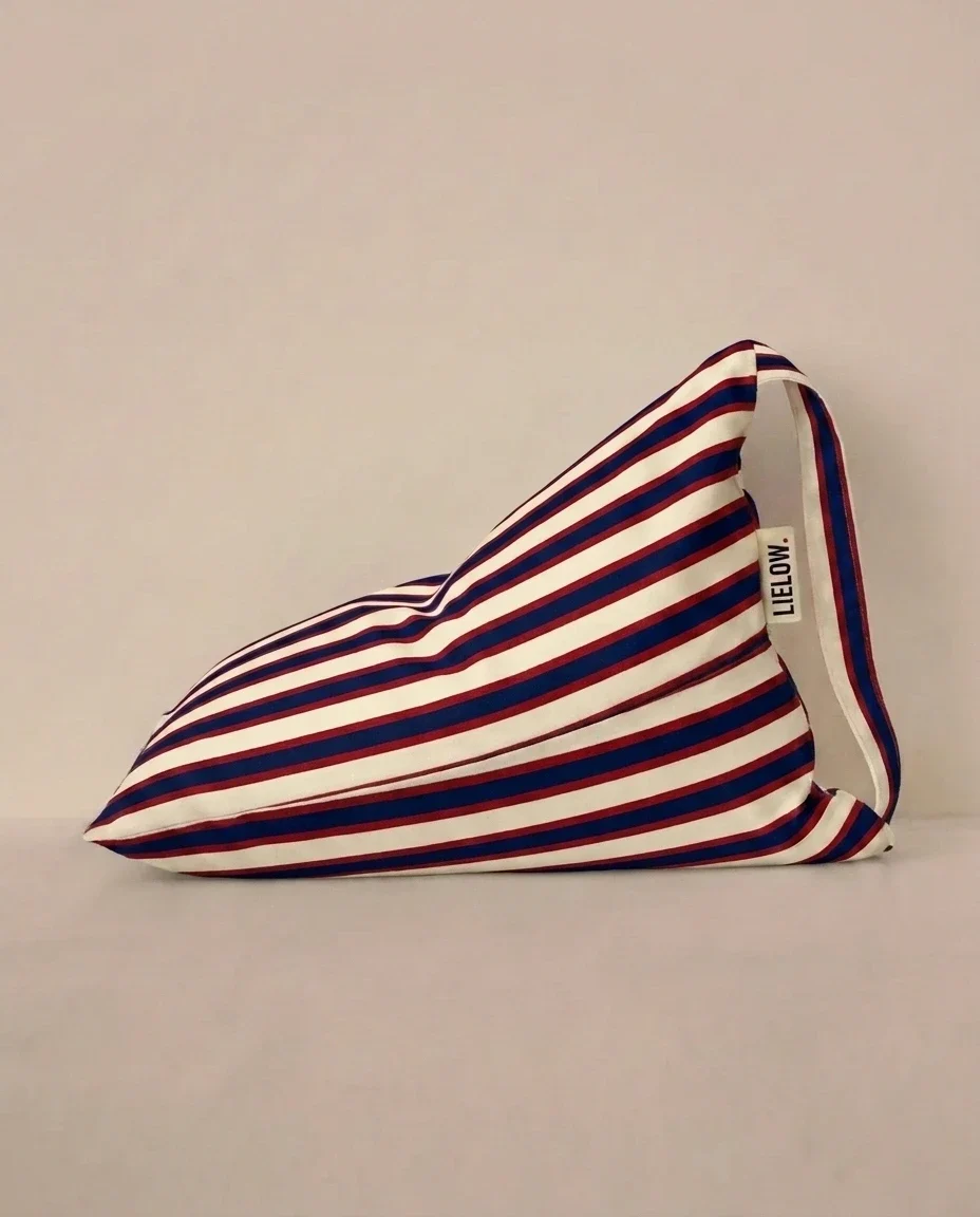 LIELOW Classic Med — striped canvas bag-chair